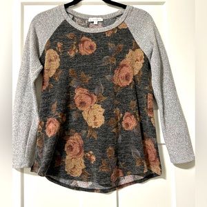 Down East Floral Sweater | Size Small |